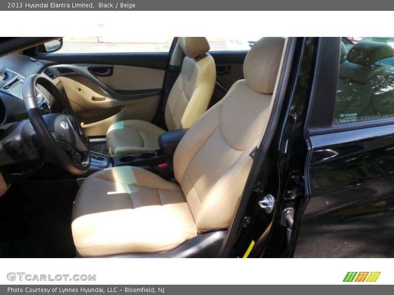 Black / Beige 2013 Hyundai Elantra Limited