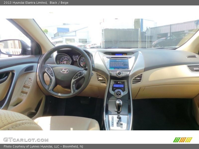 Black / Beige 2013 Hyundai Elantra Limited