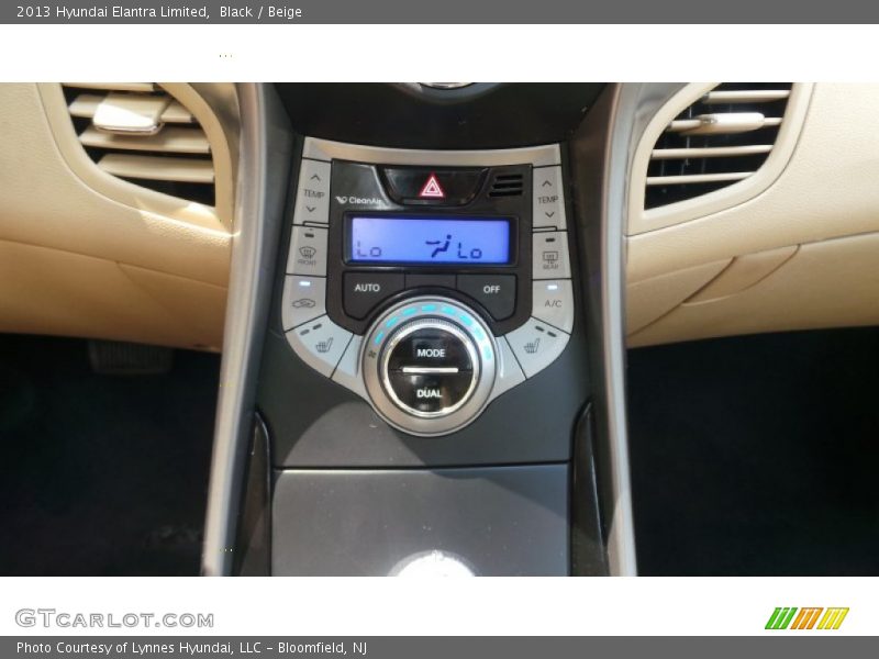 Black / Beige 2013 Hyundai Elantra Limited