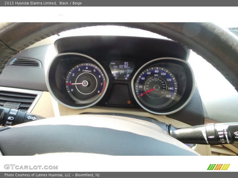 Black / Beige 2013 Hyundai Elantra Limited