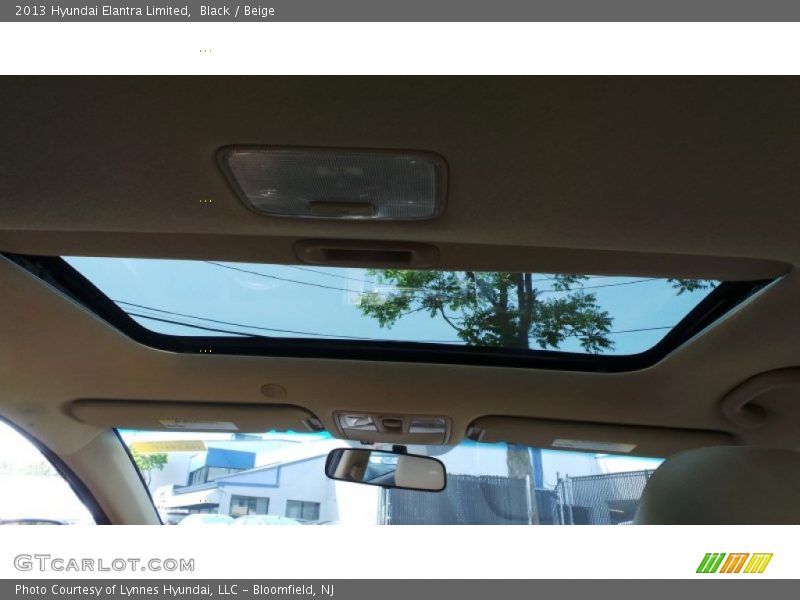 Black / Beige 2013 Hyundai Elantra Limited