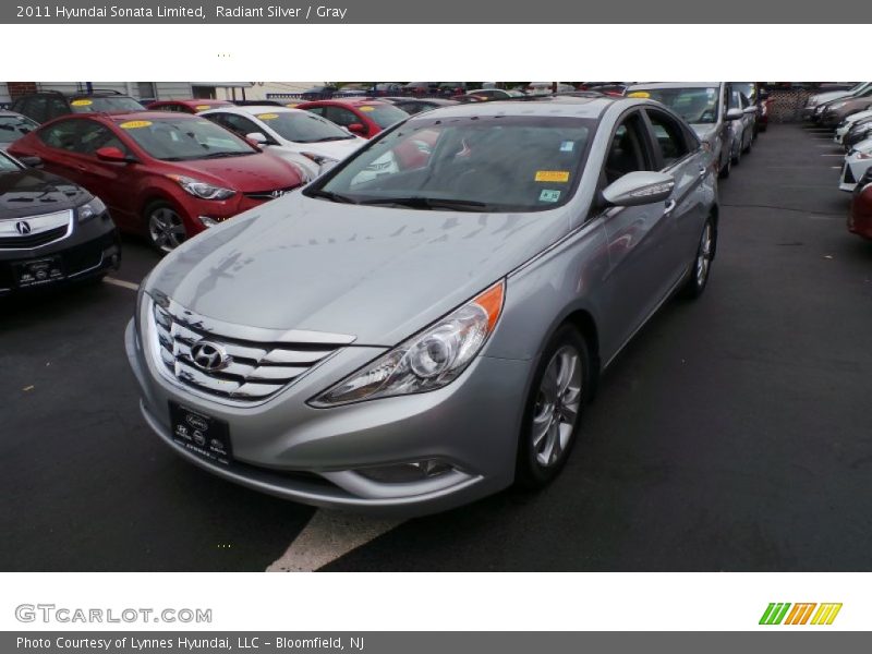 Radiant Silver / Gray 2011 Hyundai Sonata Limited