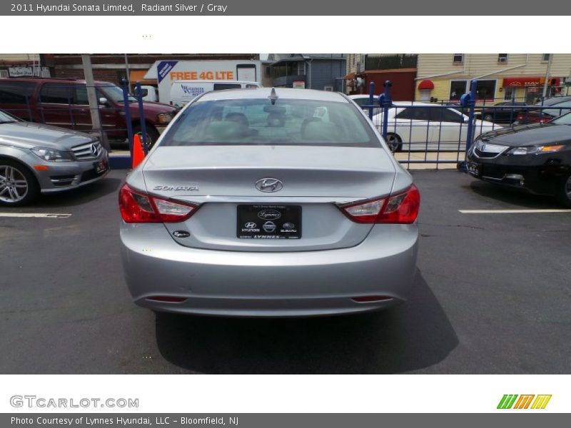 Radiant Silver / Gray 2011 Hyundai Sonata Limited