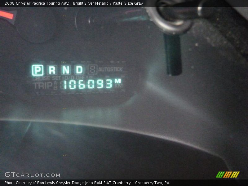 Bright Silver Metallic / Pastel Slate Gray 2008 Chrysler Pacifica Touring AWD