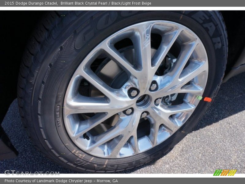 Brilliant Black Crystal Pearl / Black/Light Frost Beige 2015 Dodge Durango Citadel