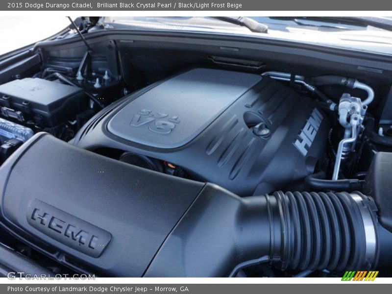 Brilliant Black Crystal Pearl / Black/Light Frost Beige 2015 Dodge Durango Citadel
