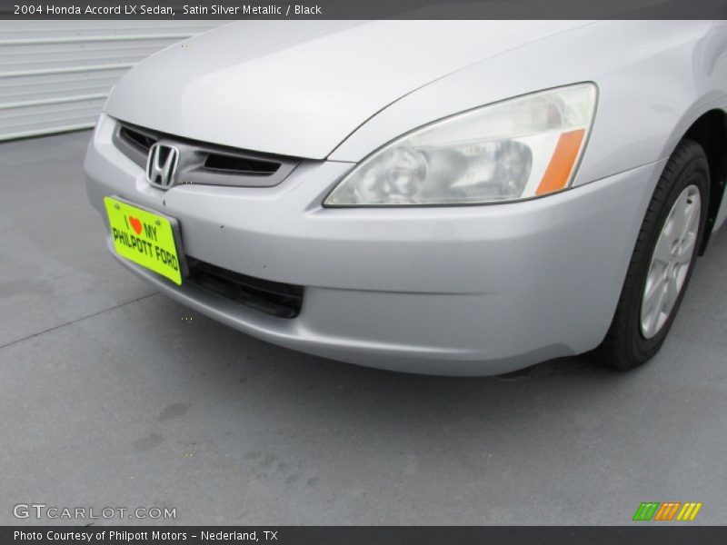 Satin Silver Metallic / Black 2004 Honda Accord LX Sedan