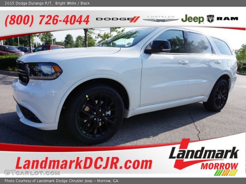 Bright White / Black 2015 Dodge Durango R/T