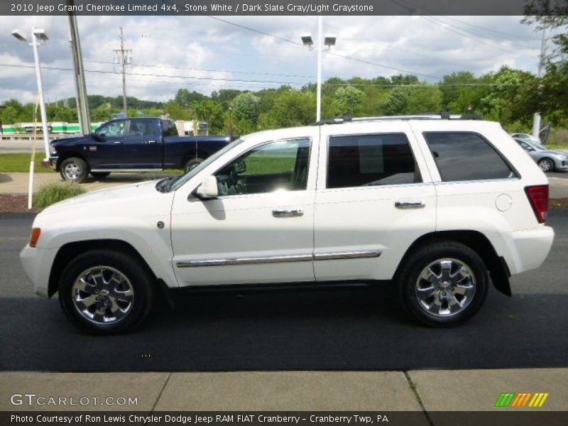 Stone White / Dark Slate Gray/Light Graystone 2010 Jeep Grand Cherokee Limited 4x4