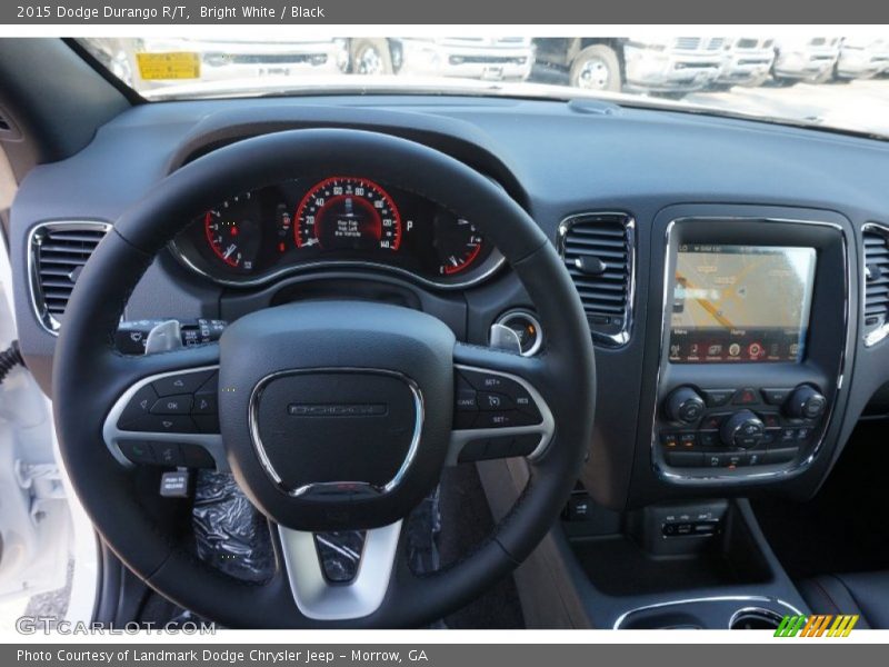 Bright White / Black 2015 Dodge Durango R/T