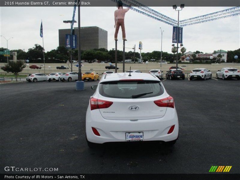 Ceramic White / Black 2016 Hyundai Elantra GT