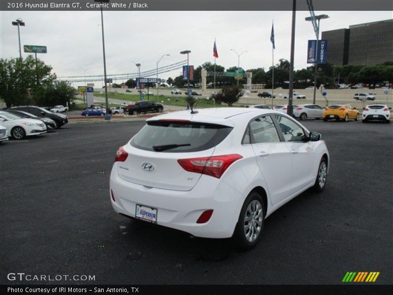 Ceramic White / Black 2016 Hyundai Elantra GT