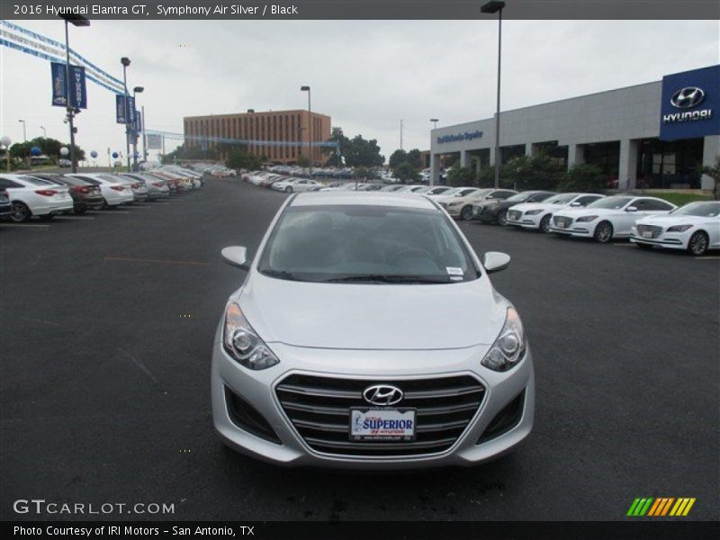 Symphony Air Silver / Black 2016 Hyundai Elantra GT