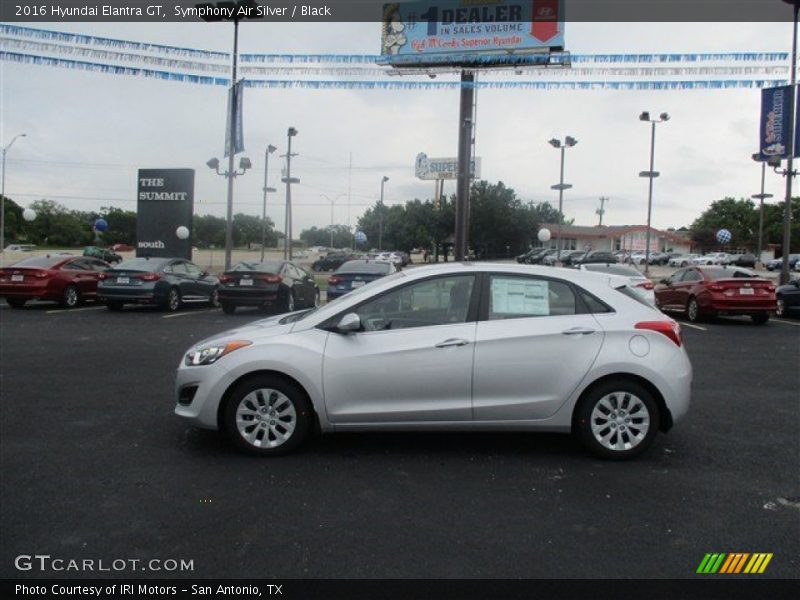 Symphony Air Silver / Black 2016 Hyundai Elantra GT