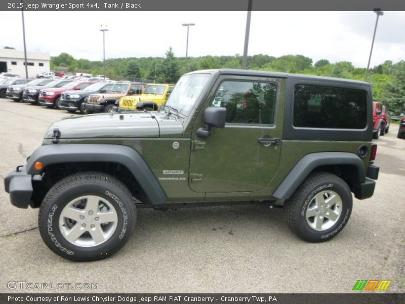 Tank / Black 2015 Jeep Wrangler Sport 4x4