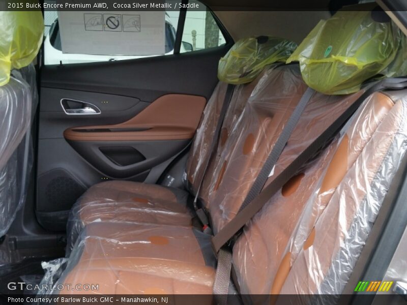 Cocoa Silver Metallic / Saddle 2015 Buick Encore Premium AWD