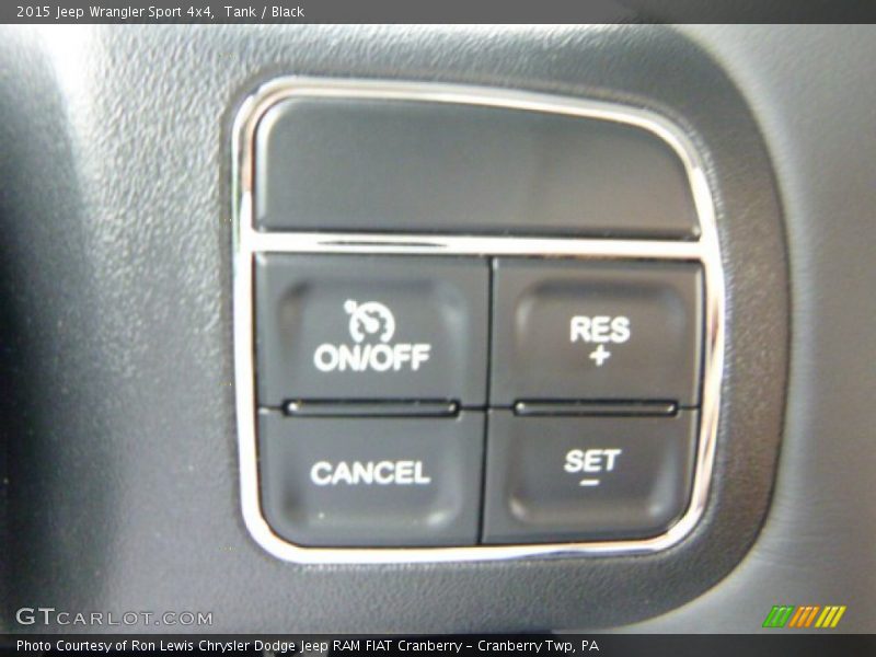 Tank / Black 2015 Jeep Wrangler Sport 4x4