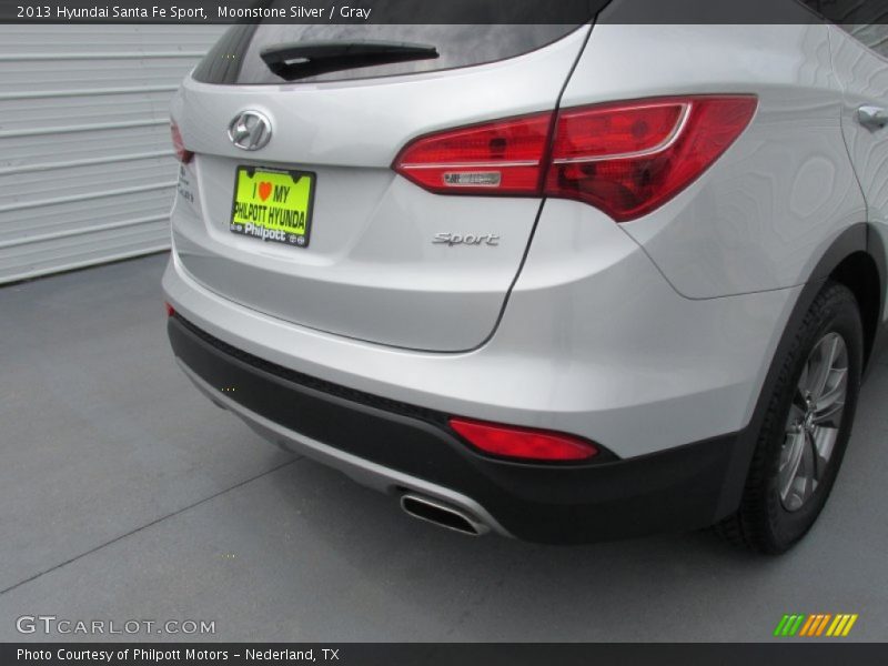 Moonstone Silver / Gray 2013 Hyundai Santa Fe Sport