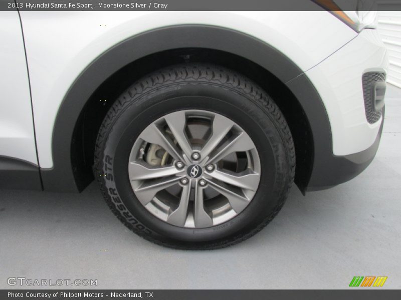 Moonstone Silver / Gray 2013 Hyundai Santa Fe Sport