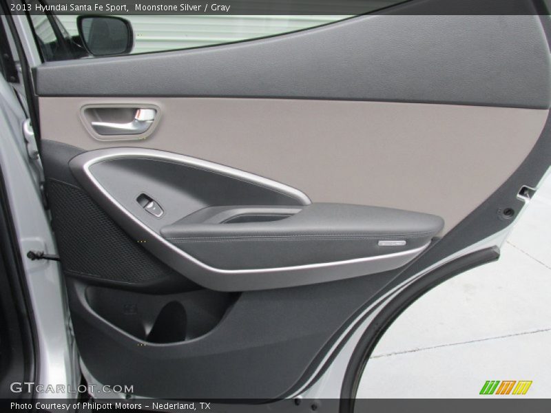 Moonstone Silver / Gray 2013 Hyundai Santa Fe Sport
