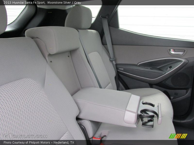 Moonstone Silver / Gray 2013 Hyundai Santa Fe Sport