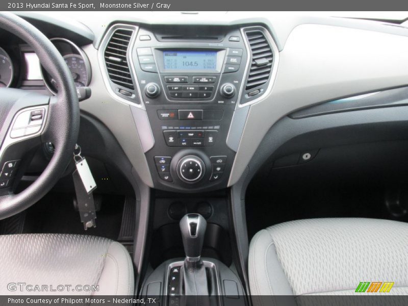 Moonstone Silver / Gray 2013 Hyundai Santa Fe Sport