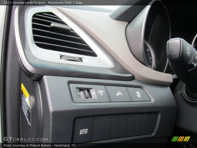 Moonstone Silver / Gray 2013 Hyundai Santa Fe Sport