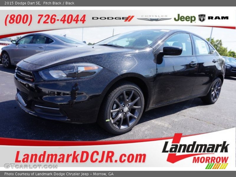 Pitch Black / Black 2015 Dodge Dart SE