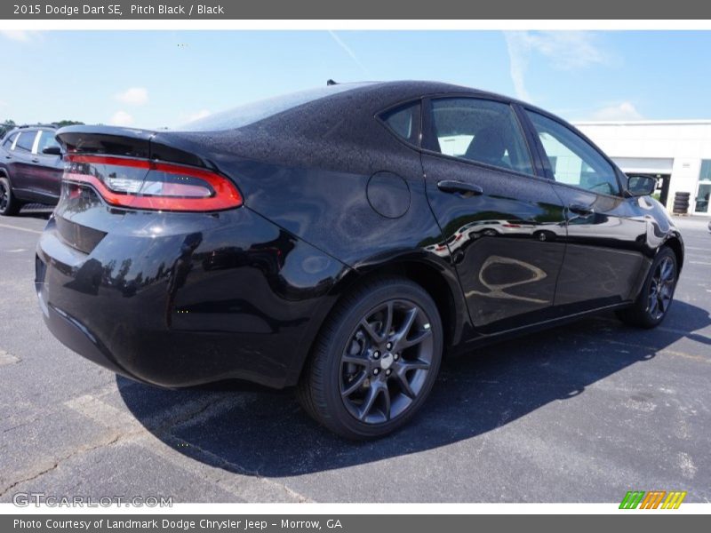Pitch Black / Black 2015 Dodge Dart SE