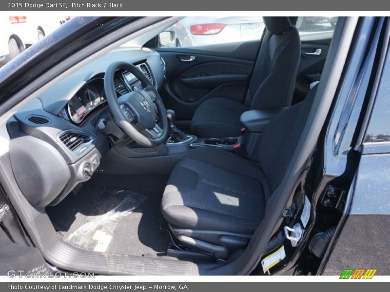 Pitch Black / Black 2015 Dodge Dart SE