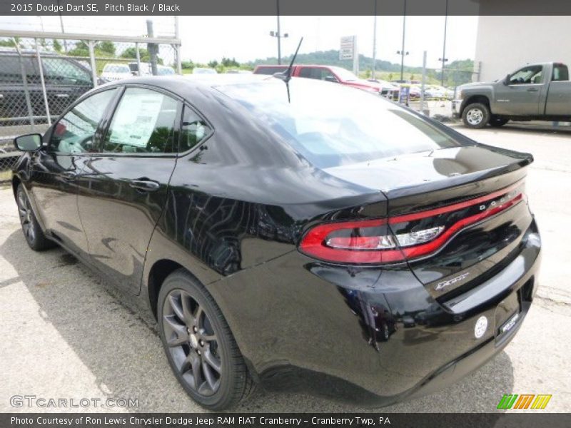 Pitch Black / Black 2015 Dodge Dart SE