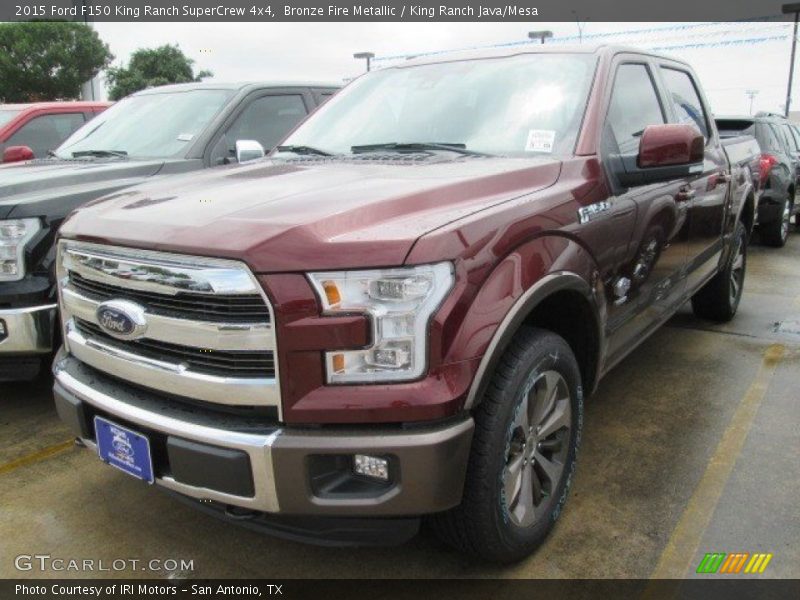 Bronze Fire Metallic / King Ranch Java/Mesa 2015 Ford F150 King Ranch SuperCrew 4x4