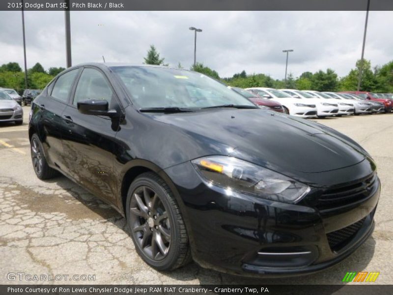 Pitch Black / Black 2015 Dodge Dart SE