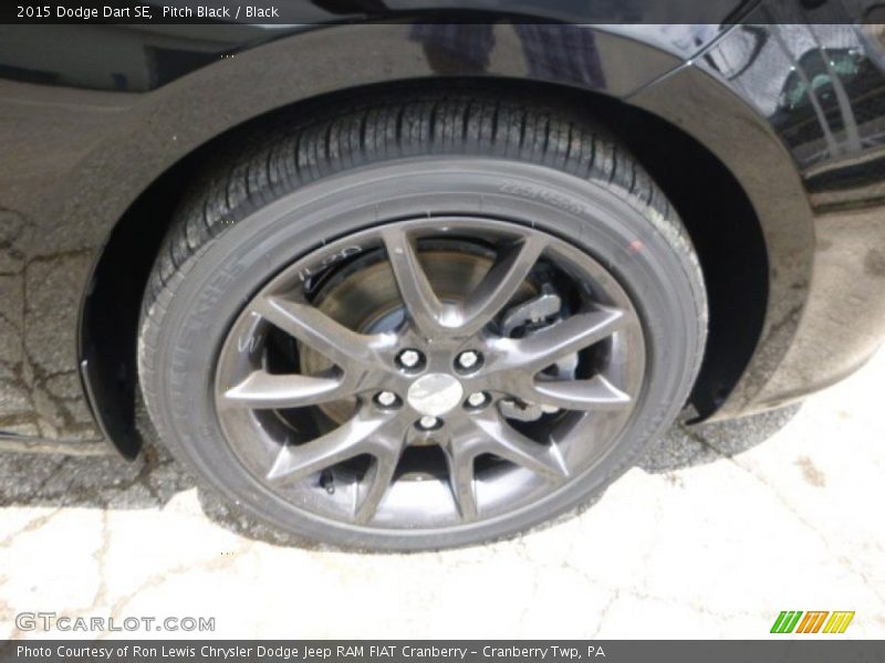 Pitch Black / Black 2015 Dodge Dart SE