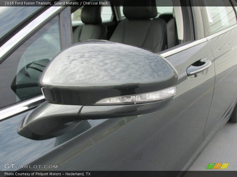 Guard Metallic / Charcoal Black 2016 Ford Fusion Titanium