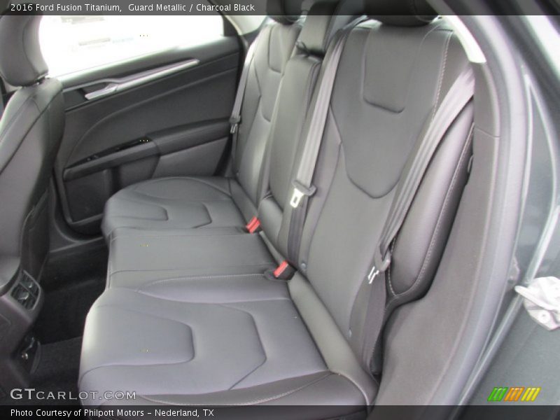 Rear Seat of 2016 Fusion Titanium