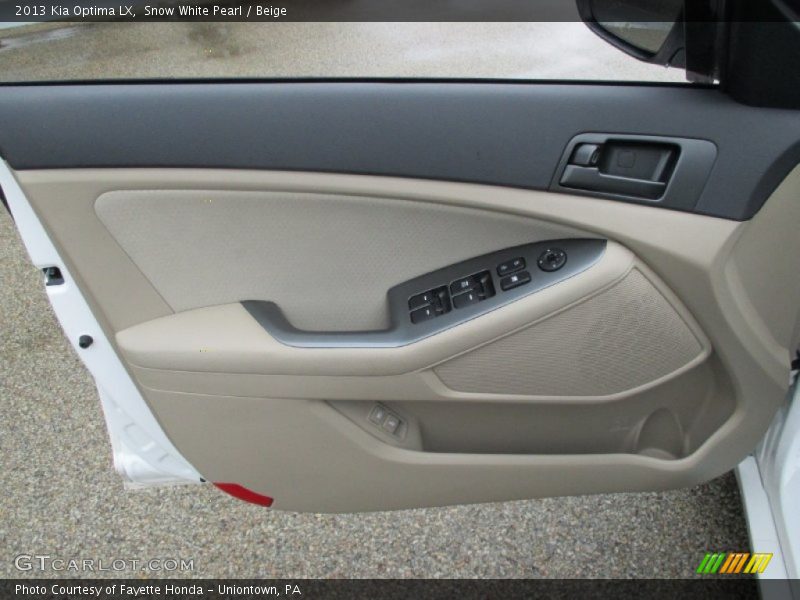 Snow White Pearl / Beige 2013 Kia Optima LX