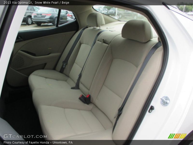 Snow White Pearl / Beige 2013 Kia Optima LX