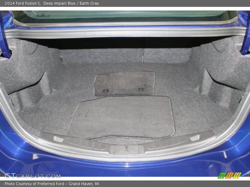 Deep Impact Blue / Earth Gray 2014 Ford Fusion S