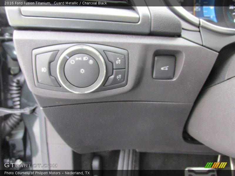 Controls of 2016 Fusion Titanium