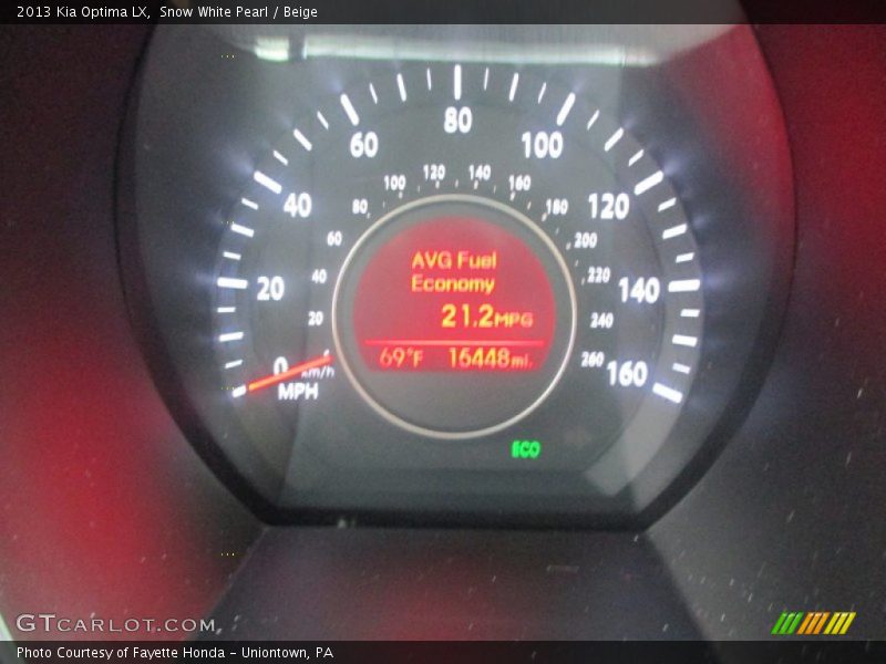 Snow White Pearl / Beige 2013 Kia Optima LX