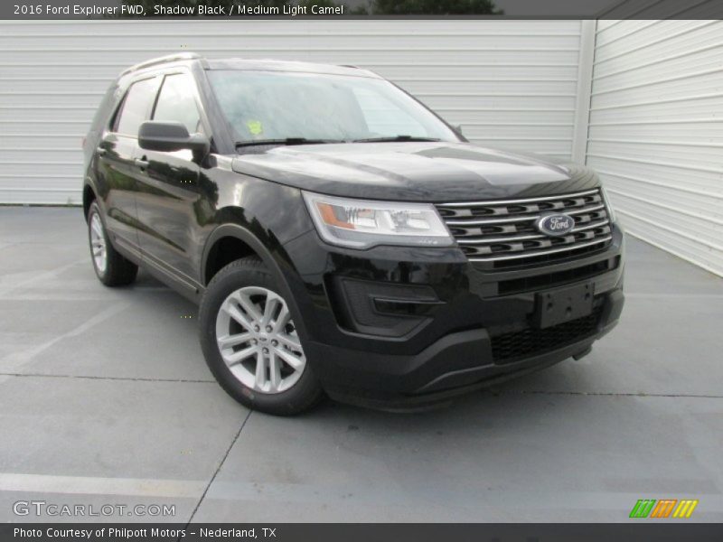 Shadow Black / Medium Light Camel 2016 Ford Explorer FWD