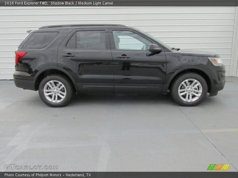Shadow Black / Medium Light Camel 2016 Ford Explorer FWD