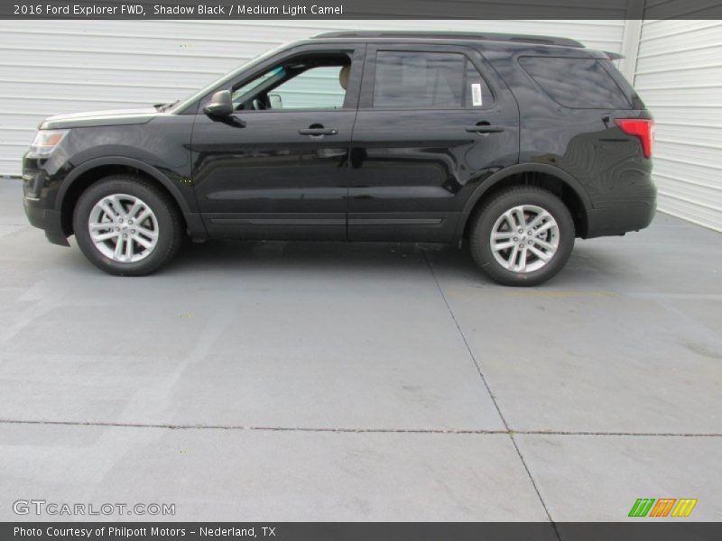 Shadow Black / Medium Light Camel 2016 Ford Explorer FWD