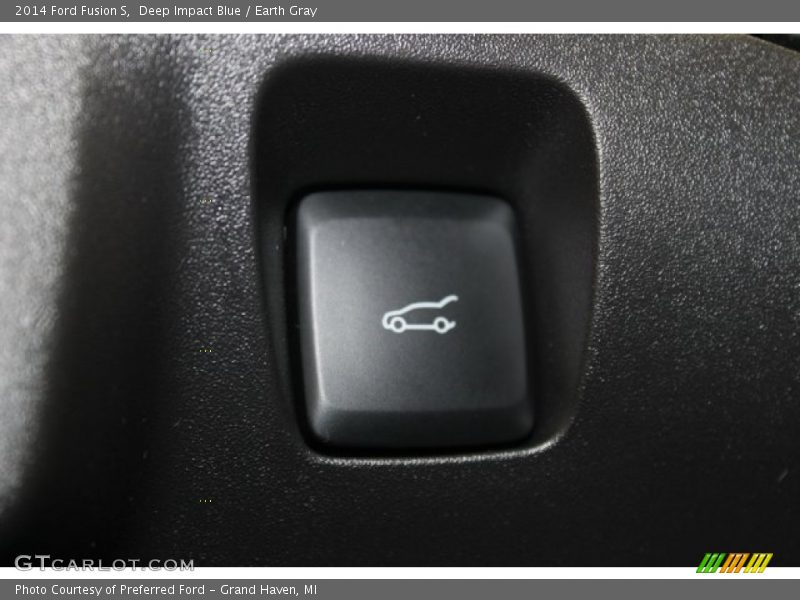 Deep Impact Blue / Earth Gray 2014 Ford Fusion S