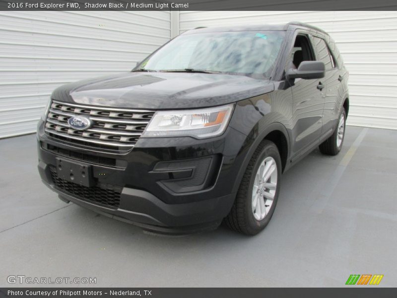Shadow Black / Medium Light Camel 2016 Ford Explorer FWD