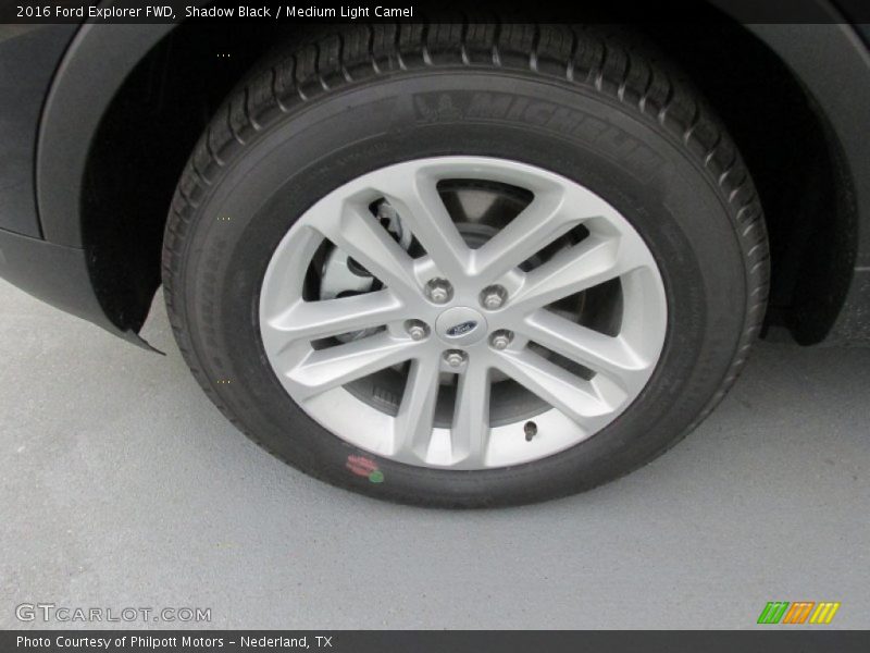 Shadow Black / Medium Light Camel 2016 Ford Explorer FWD