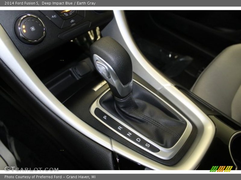 Deep Impact Blue / Earth Gray 2014 Ford Fusion S