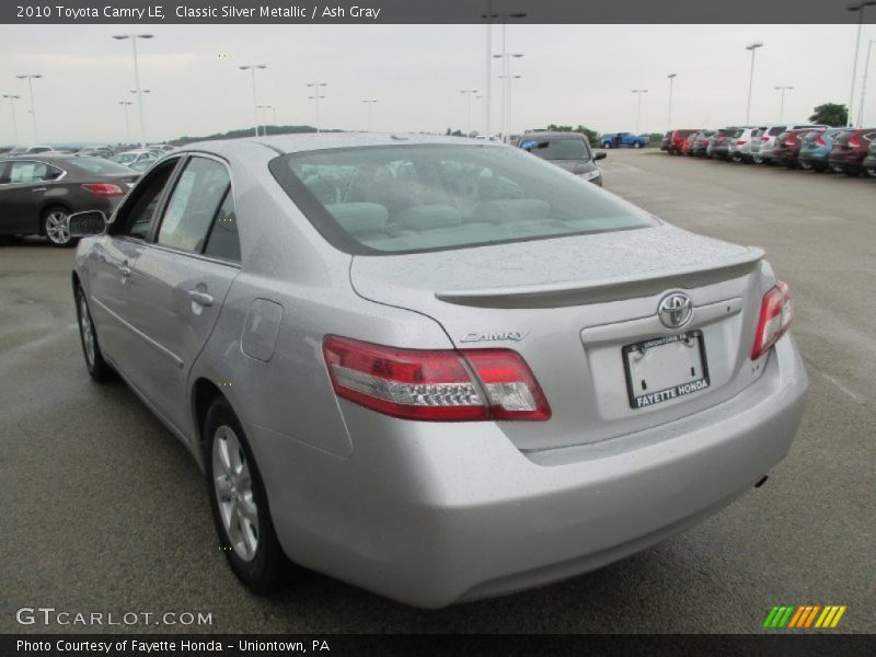 Classic Silver Metallic / Ash Gray 2010 Toyota Camry LE