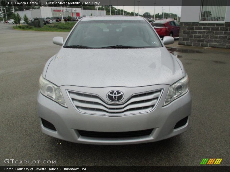Classic Silver Metallic / Ash Gray 2010 Toyota Camry LE